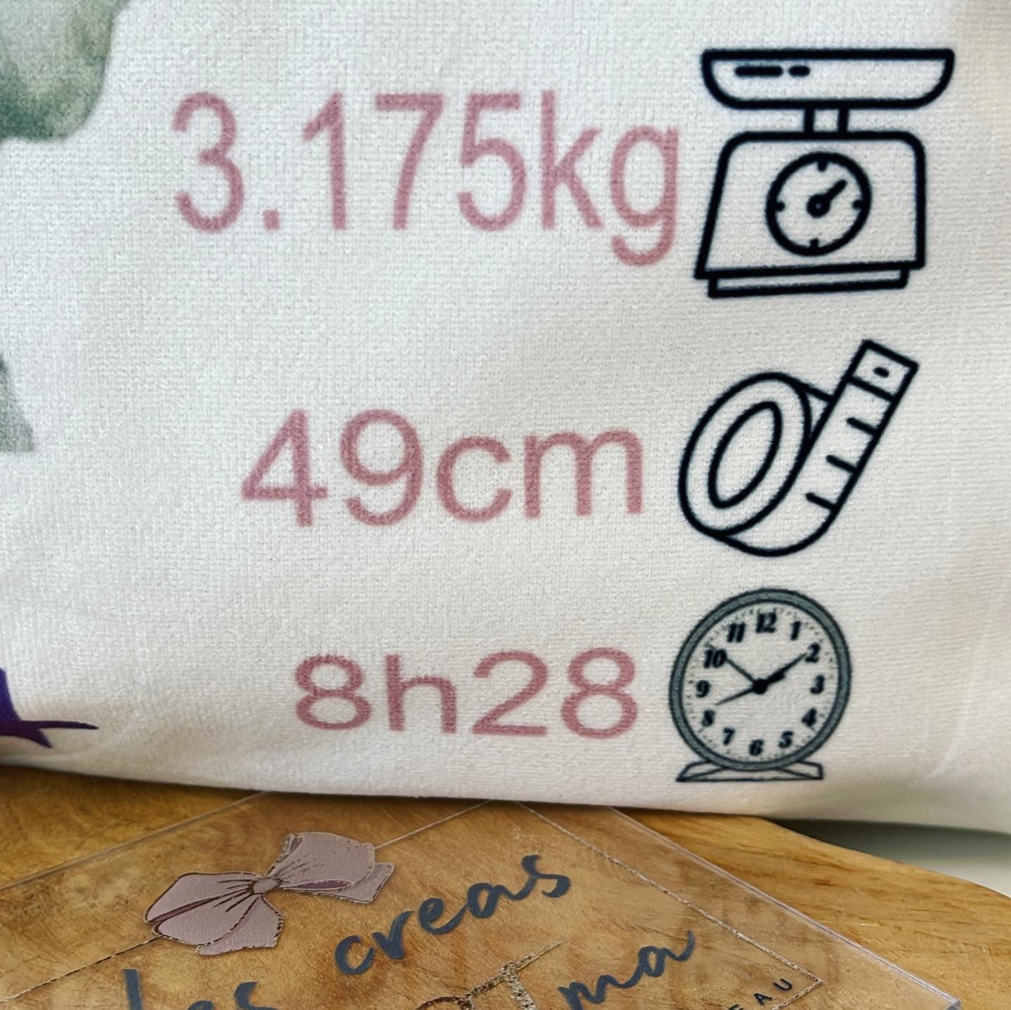 Coussin personnalisé