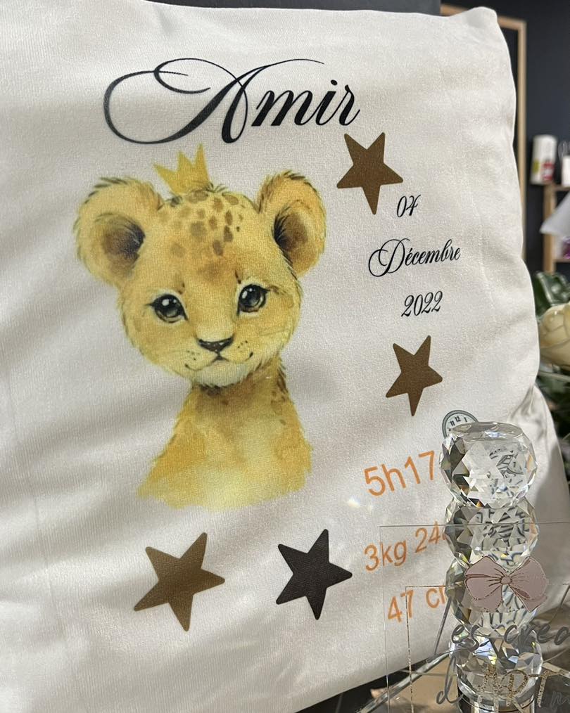 Coussin personnalisé