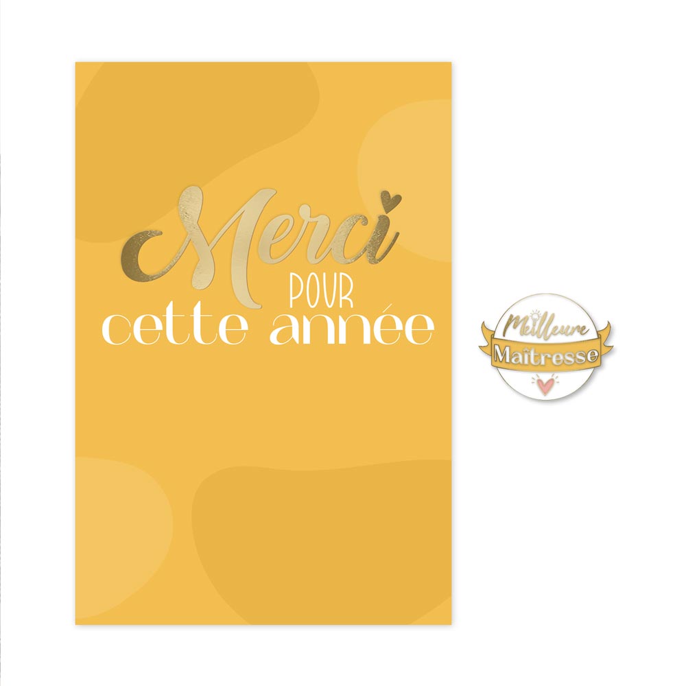 Carte et pin s "maitresse