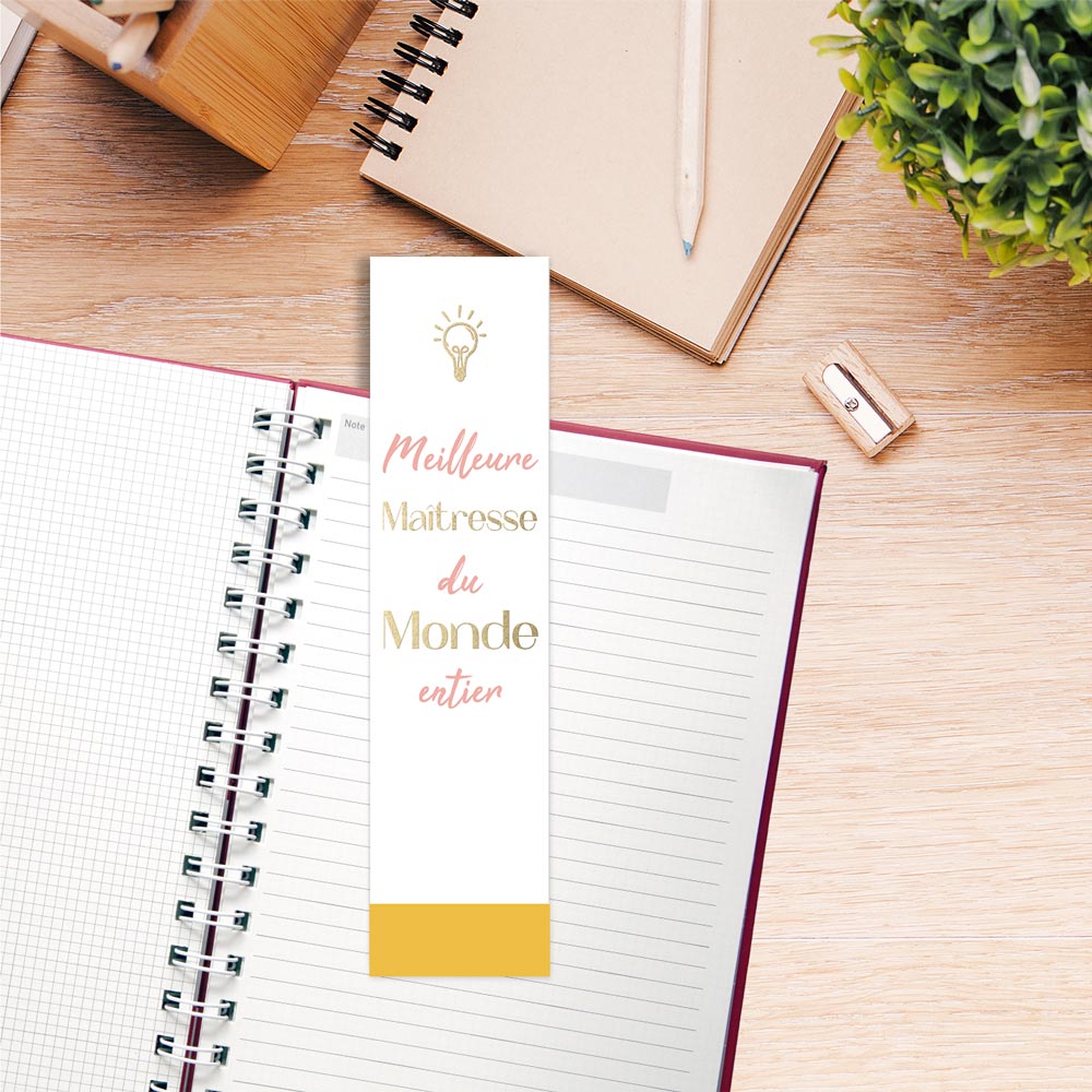 Marque-page "meilleure maitresse"