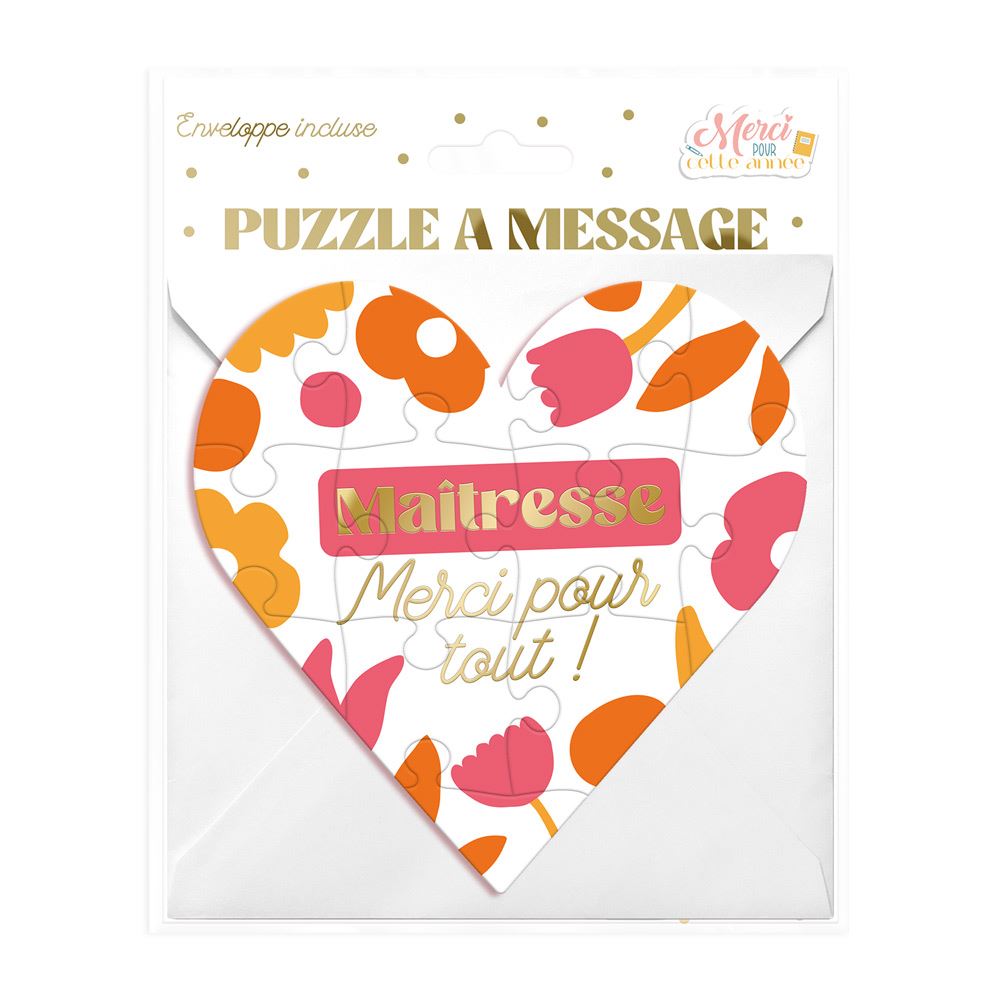 Puzzle affectif maitresse