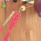 Porte cle macrame maitresse