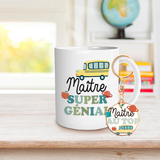 Coffret mug porte cle "maitre